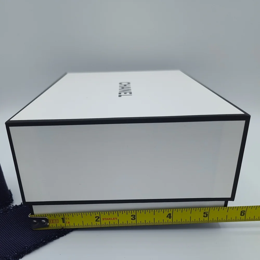 CHANEL Large Boutique Gift Box Set w/ Ribbon, Cards & Tissue | Luxe Storage
